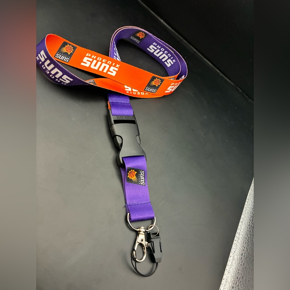 NBA Phoenix Suns Purple and Orange Lanyard
